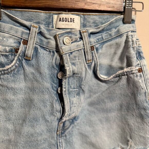 AGOLDE Riley Short in Groove- Size 23 - Picture 5 of 11